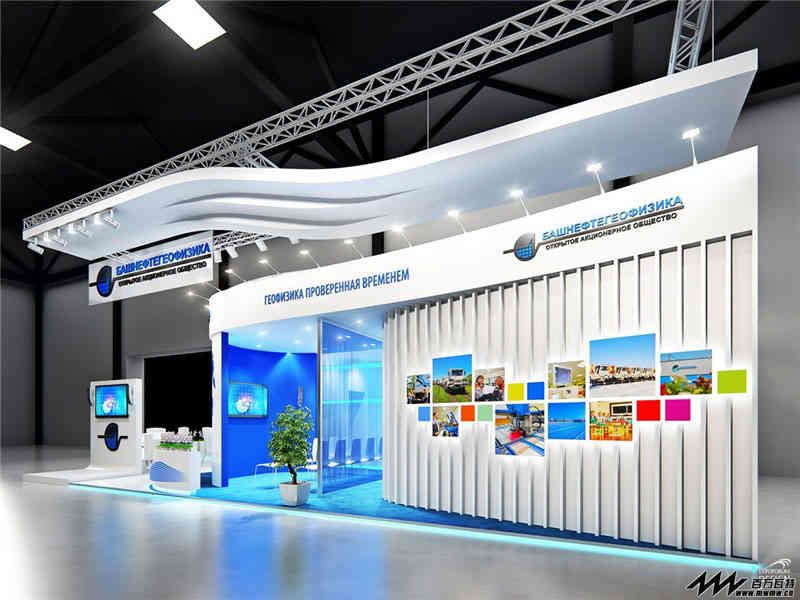 北京普源精電科技有限公司參展上海新國際博覽中心展覽設(shè)計(jì)展臺(tái)搭建2