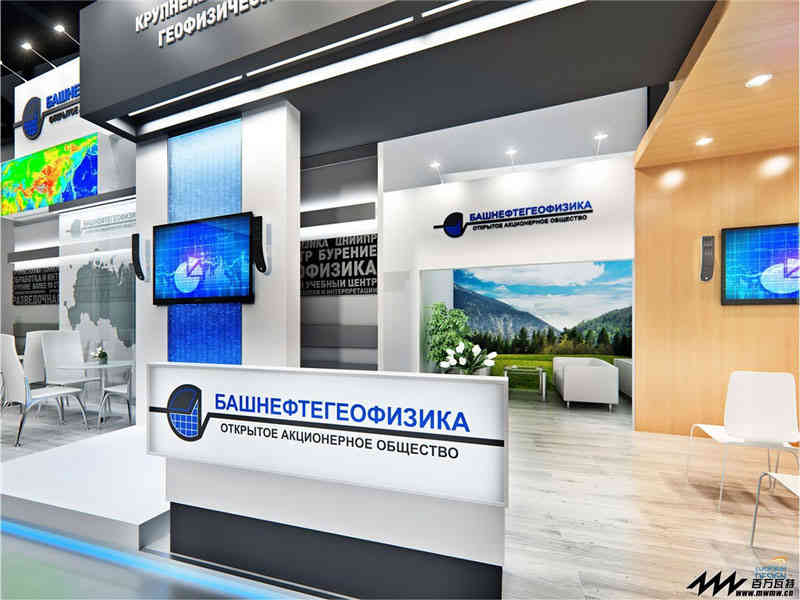 北京普源精電科技有限公司參展上海新國際博覽中心展覽設(shè)計(jì)展臺(tái)搭建4