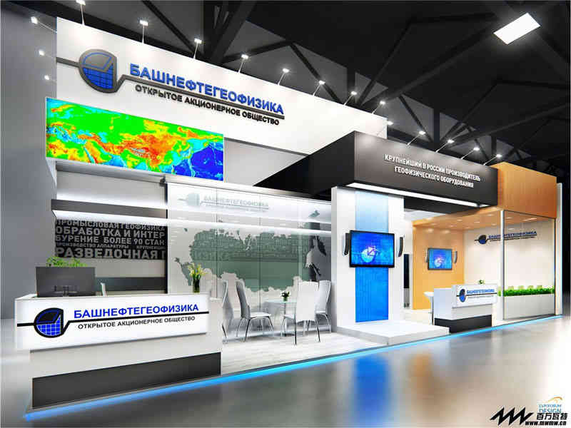 北京普源精電科技有限公司參展上海新國際博覽中心展覽設(shè)計(jì)展臺(tái)搭建5