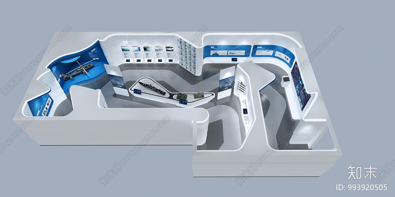 企業(yè)展廳設(shè)計(jì)方案_智能科技引領(lǐng)未來(lái)2