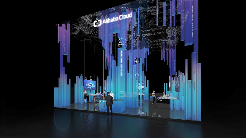 青島海爾空調(diào)電子有限公司參展廣州會展中心展覽設計展臺搭建4